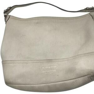 COACH White Medium Leather Handbag